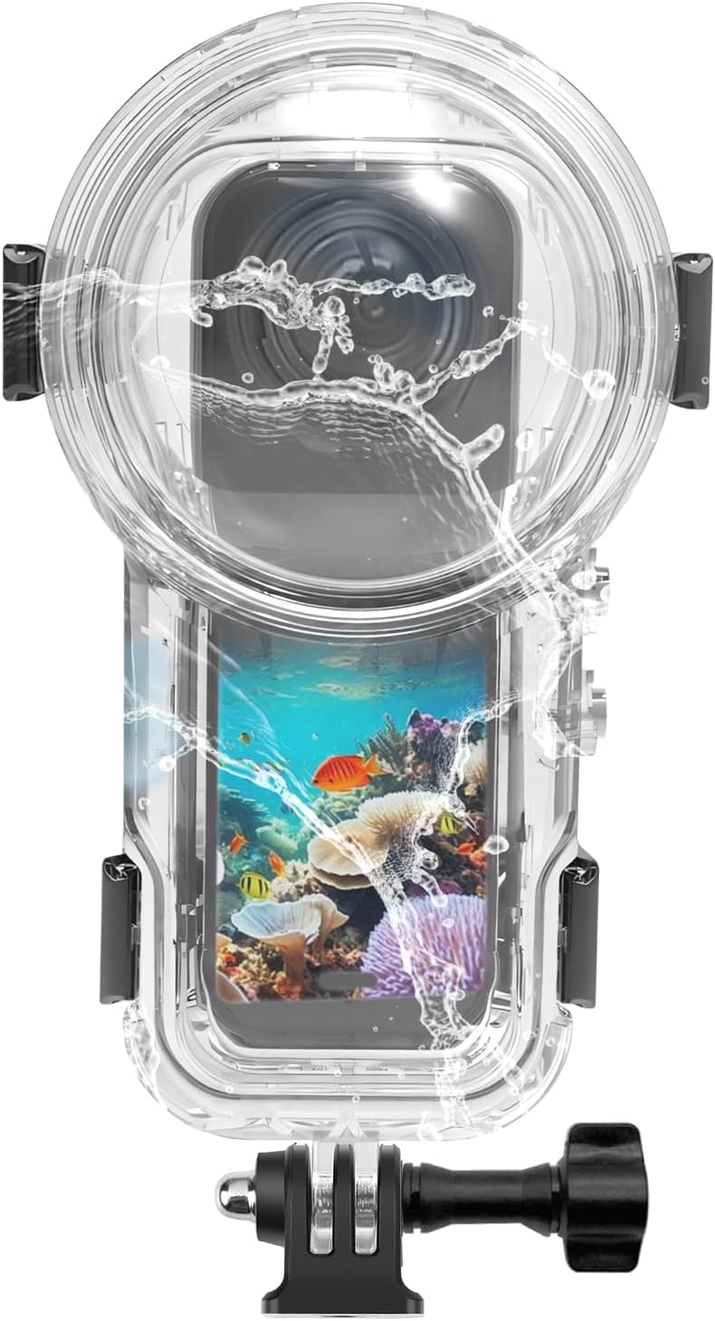 Gambar produk YAZE Underwater Waterproof Case Diving Invisible 50M for Insta360 X5 - I3X5