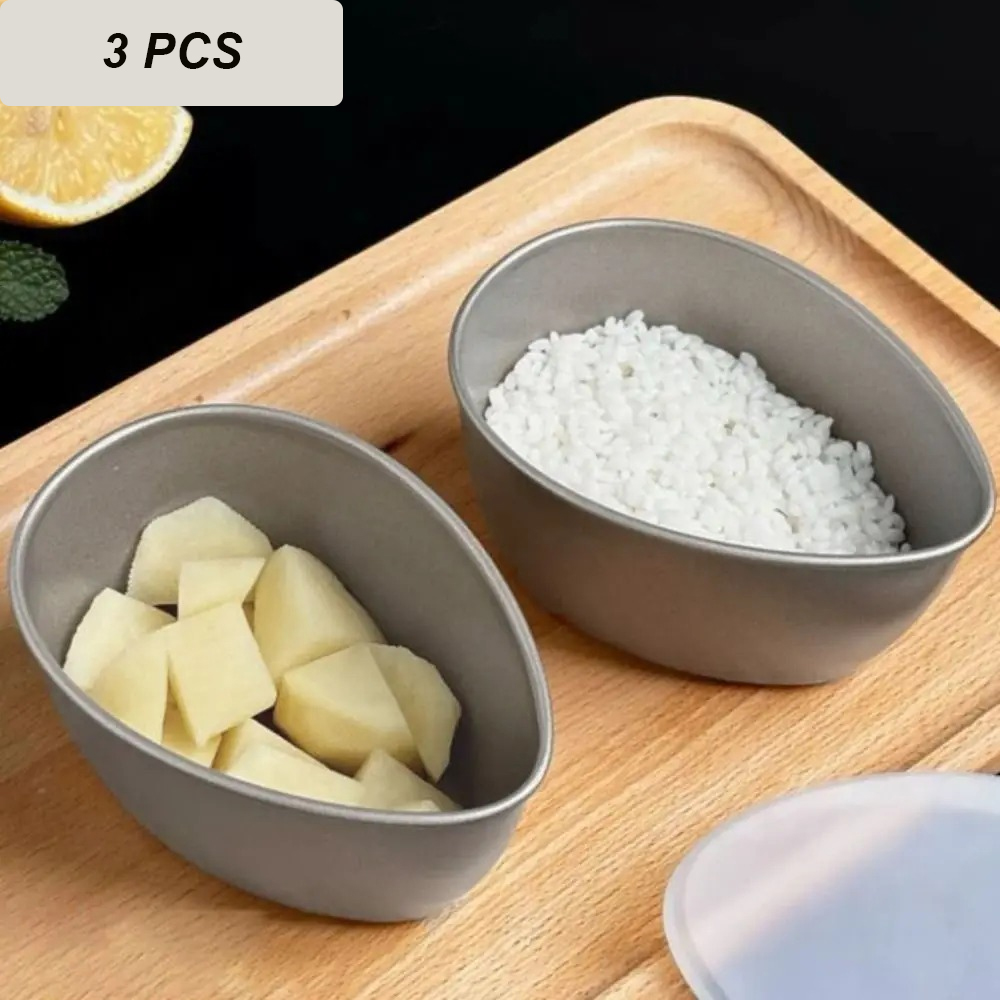 LABRIMP Mangkuk Kukus Steaming Bowl Stainless Steel 304 3 PCS - LB-30 Gambar produk LABRIMP Mangkuk Kukus Steaming Bowl Stainless Steel 304 3 PCS - LB-30