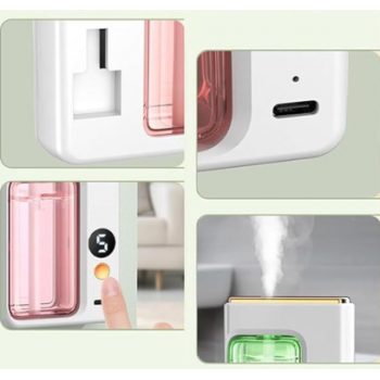 Gambar produk ERRIPE Diffuser Automatic Essential Oil Aromatherapy 5 Speed 50ml With Oil - EP56