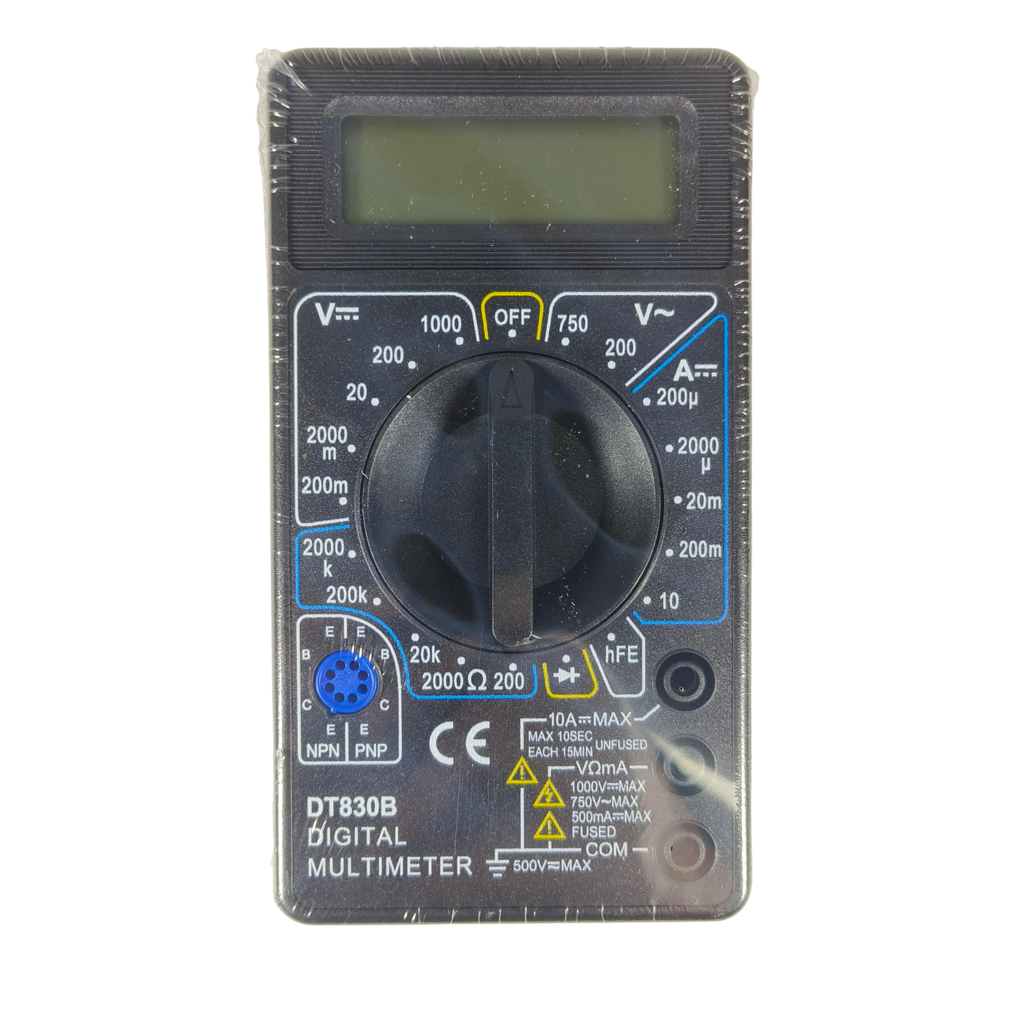 Vastar Pocket Size Digital Multimeter - DT830B Gambar produk Vastar Pocket Size Digital Multimeter - DT830B