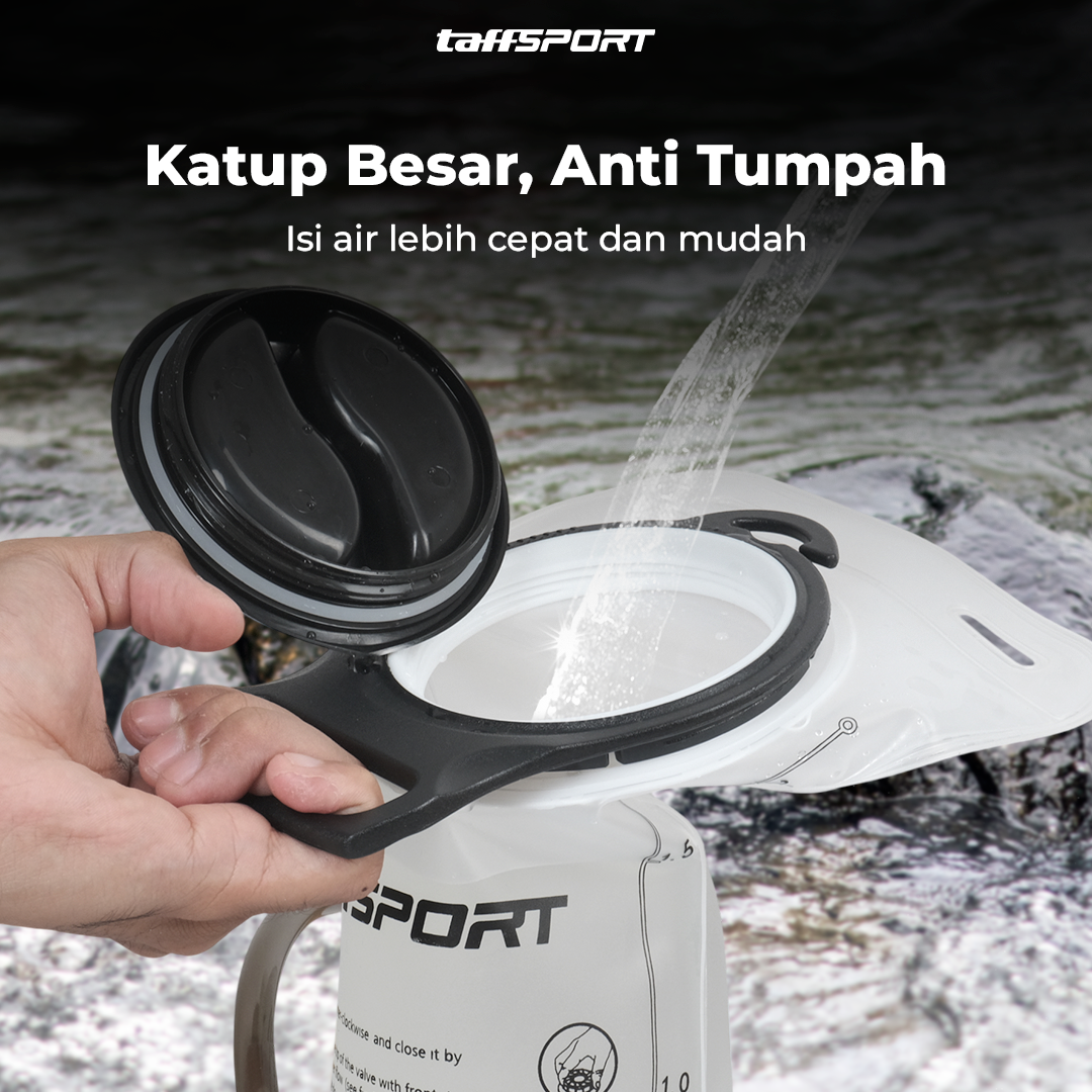 Gambar produk TaffSPORT Kantong Air Minum Water Bladder Hydration Pack Food Grade 2L - TF200