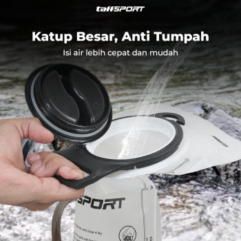 Gambar produk TaffSPORT Kantong Air Minum Water Bladder Hydration Pack Food Grade 2L - TF200