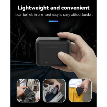 Gambar produk TELESIN Charging Case 2 Slot Fast Charging for Insta360 X5 - S0-BCG-42-TIS