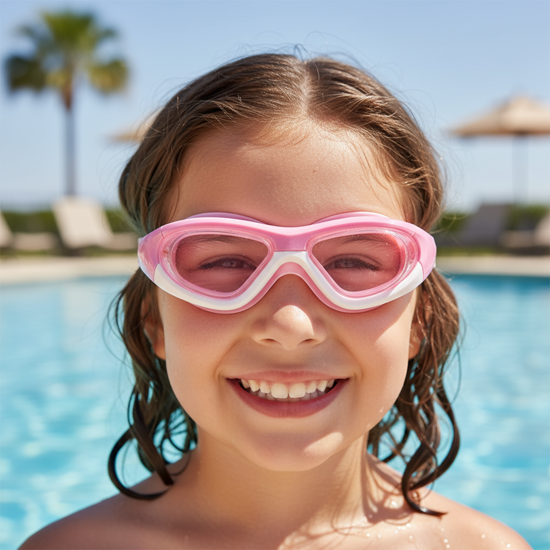 Chanskyu Kacamata Renang Anak Anti Fog UV Protection with Earplug - CK185 Gambar produk Chanskyu Kacamata Renang Anak Anti Fog UV Protection with Earplug - CK185