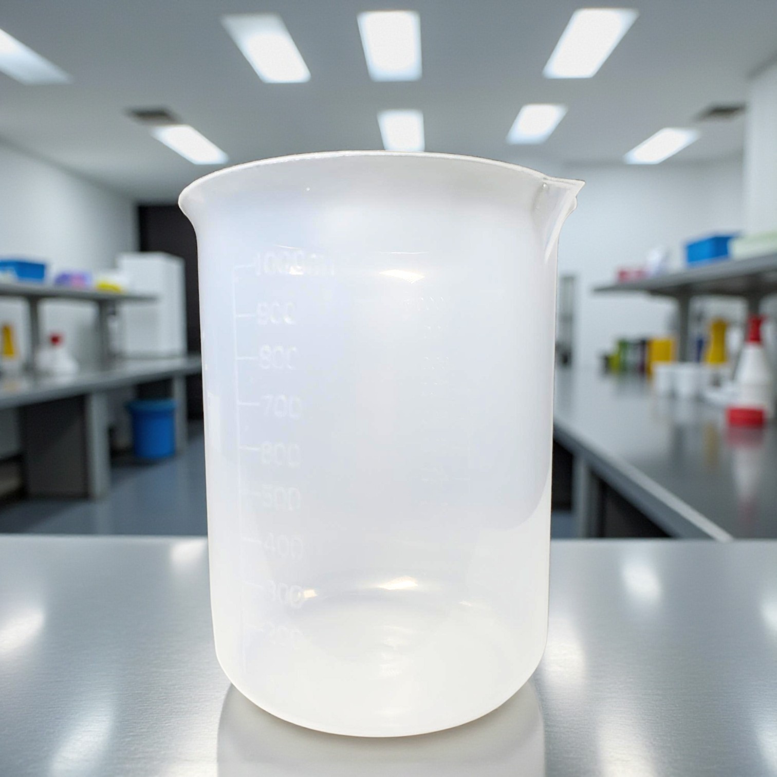 Gambar produk One Two Cups Gelas Ukur Plastik Dapur Laboratorium Measuring Cup 1000ml - B4