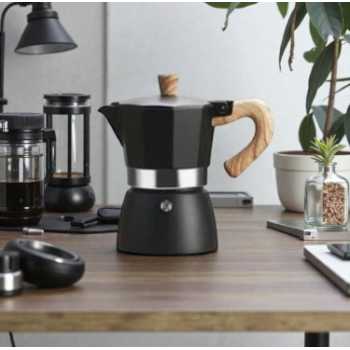 Gambar produk One Two Cups Moka Pot Espresso Coffee Maker 3 Cup 150ml with Heater - WY-03E