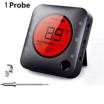 Gambar produk Jinutus Termometer Makanan Digital Daging BBQ Grill Bluetooth 1 Probe - BF-55