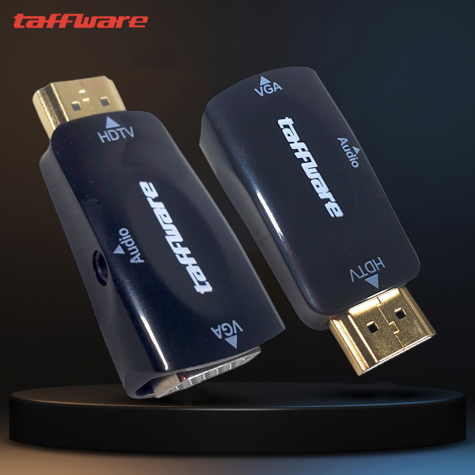 Taffware Adaptor HDMI ke VGA dan AUX 1080P - S-PC-0389 Gambar produk Taffware Adaptor HDMI ke VGA dan AUX 1080P - S-PC-0389
