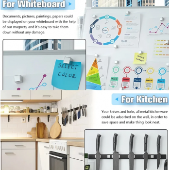 Gambar produk KEMONI Magnet Neodymium Kubus Square Strong Magnet Cube 8x8x8mm 20PCS - N25