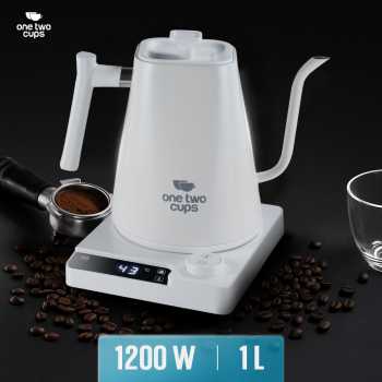 One Two Cups Teko Listrik Kopi Pemanas Air Leher Angsa 1200W 1L - KT10 PRO