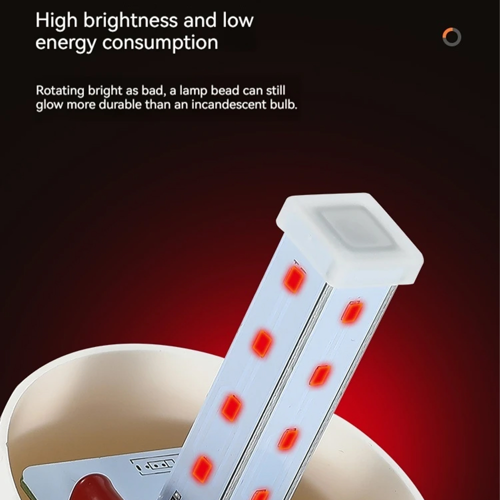 Gambar produk NANYI Warning Light Rotary Lamp LED Alarm Waterproof 220V 10W Silent - LTE-1101J