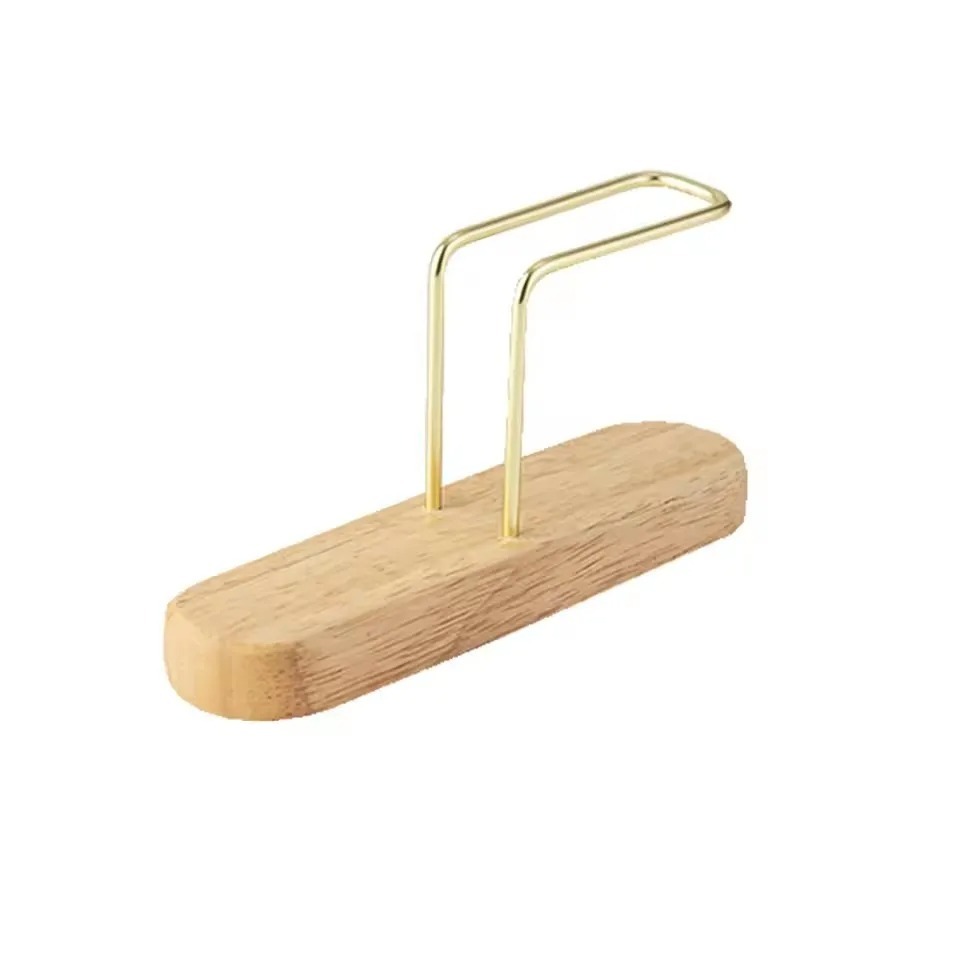 Gambar produk PNGE Coffee Filter Paper Holder Rubber Wood Tempat Kertas Filter - P-55