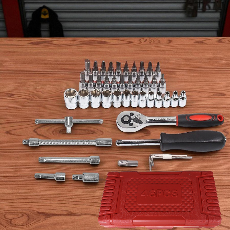 Shun Da Obeng Set Reparasi Service Mobil 46in1 - D022 Gambar produk Shun Da Obeng Set Reparasi Service Mobil 46in1 - D022