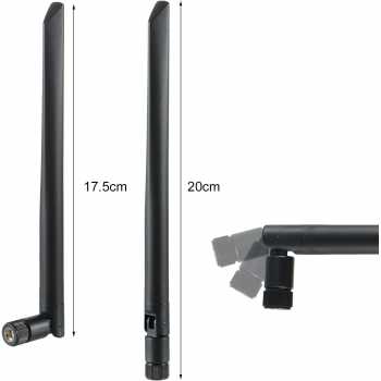 Gambar produk CDSENET Antena Router WiFi Dual Band 2.4GHz 5GHz 6dBi SMA Male
