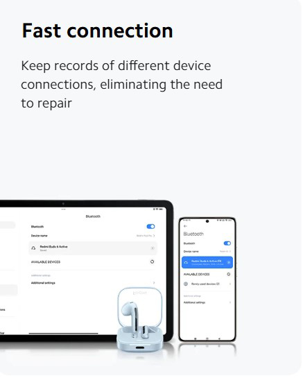 Xiaomi Redmi Buds 6 Active Bluetooth Noise Cancelling 475mAh - M2344E1 Gambar produk Xiaomi Redmi Buds 6 Active Bluetooth Noise Cancelling 475mAh - M2344E1