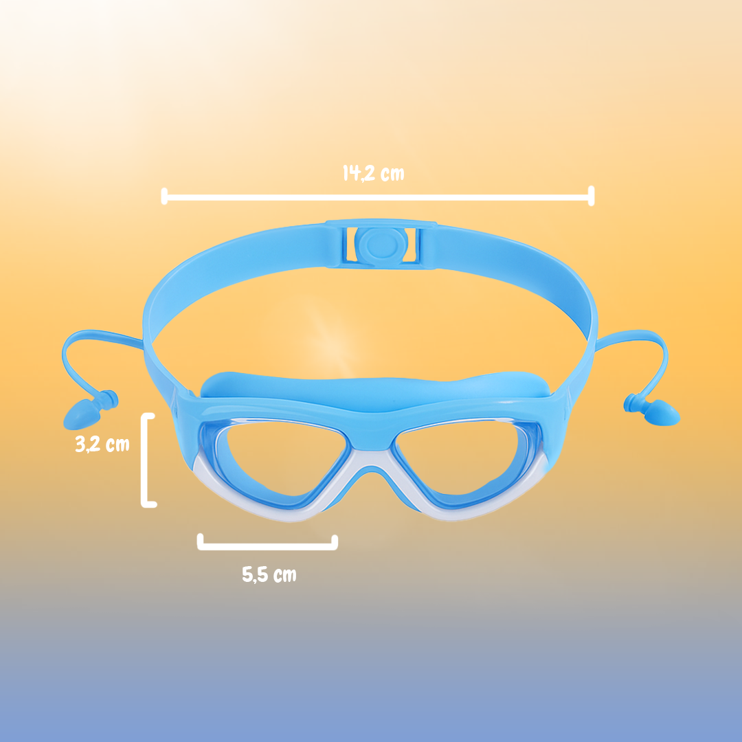 Chanskyu Kacamata Renang Anak Anti Fog UV Protection with Earplug - CK185 Gambar produk Chanskyu Kacamata Renang Anak Anti Fog UV Protection with Earplug - CK185