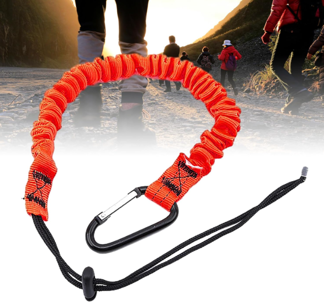 WOMA Tali Pengaman Anti Jatuh Safety Rope Telescopic Carabiner Hook - WM01 Gambar produk WOMA Tali Pengaman Anti Jatuh Safety Rope Telescopic Carabiner Hook - WM01