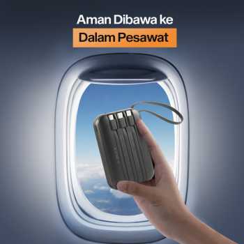 Gambar produk SMARTMS Power Bank 20000mAh Fast Charging PD 3in1 Cable USB Type C 20W - PB41