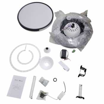 Gambar produk SOVE Kipas Angin Gantung Lampu LED Tri Color with Remote Control 48 Inch - BA100