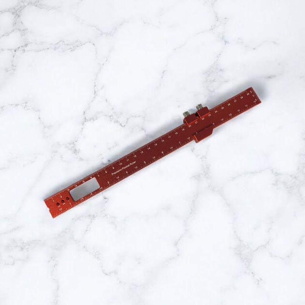 CSN Penggaris Mark Line Gauge T-Type Woodworking Measuring Ruler 300mm - C200 Gambar produk CSN Penggaris Mark Line Gauge T-Type Woodworking Measuring Ruler 300mm - C200