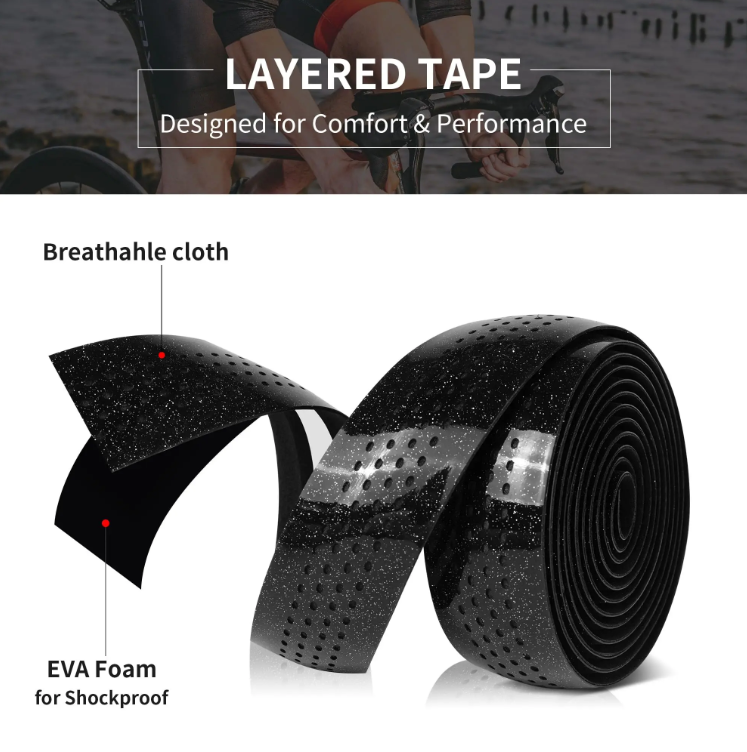 BIKEWORD Handlebar Tape Gagang Sepeda Bicycle Handle Wrap Edge L - GH-082H Gambar produk BIKEWORD Handlebar Tape Gagang Sepeda Bicycle Handle Wrap Edge L - GH-082H
