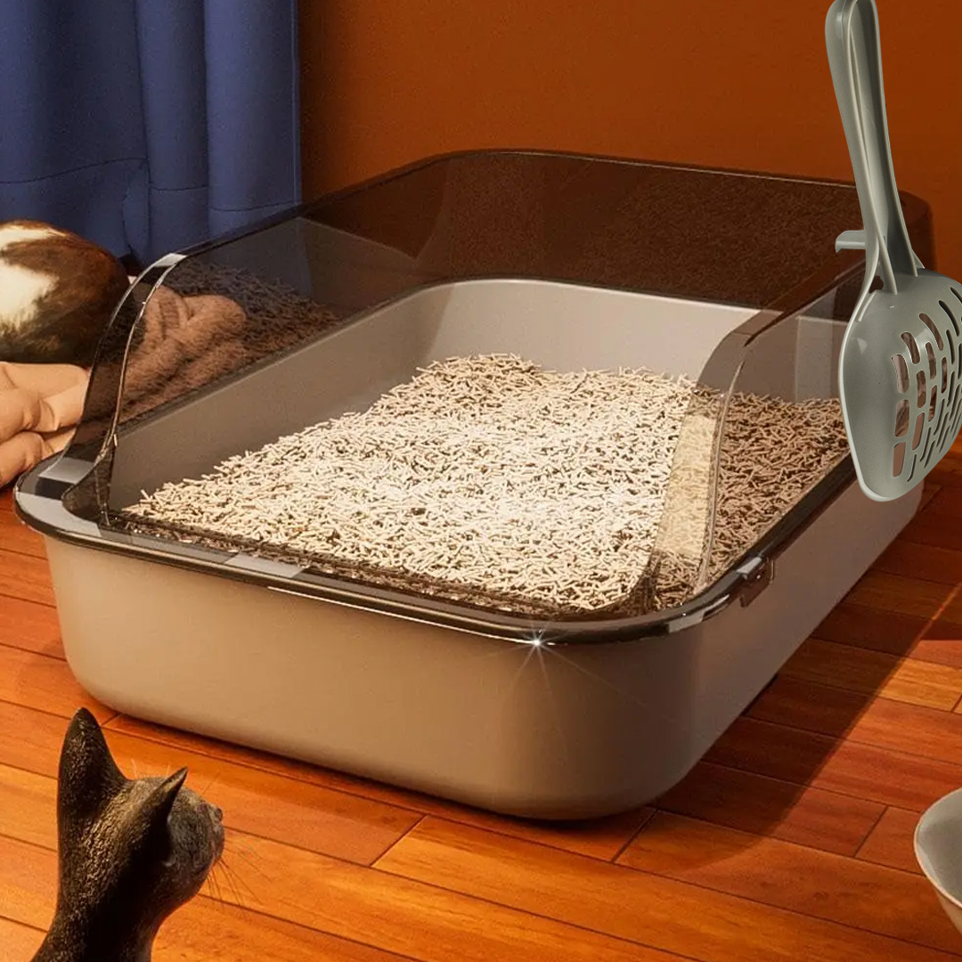Gambar produk OPTICO Cat Litter Box High Side Detachable Bak Pasir Kucing - OP-12
