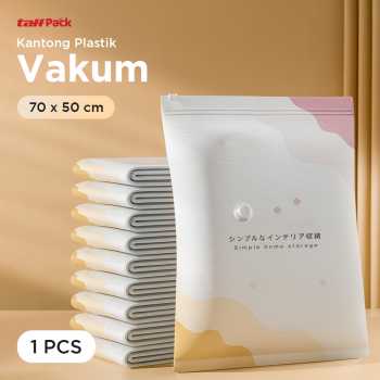 TaffPACK Kantong Plastik Vakum Pakaian Multifungsi Vacuum Bag 1 PCS - FL2