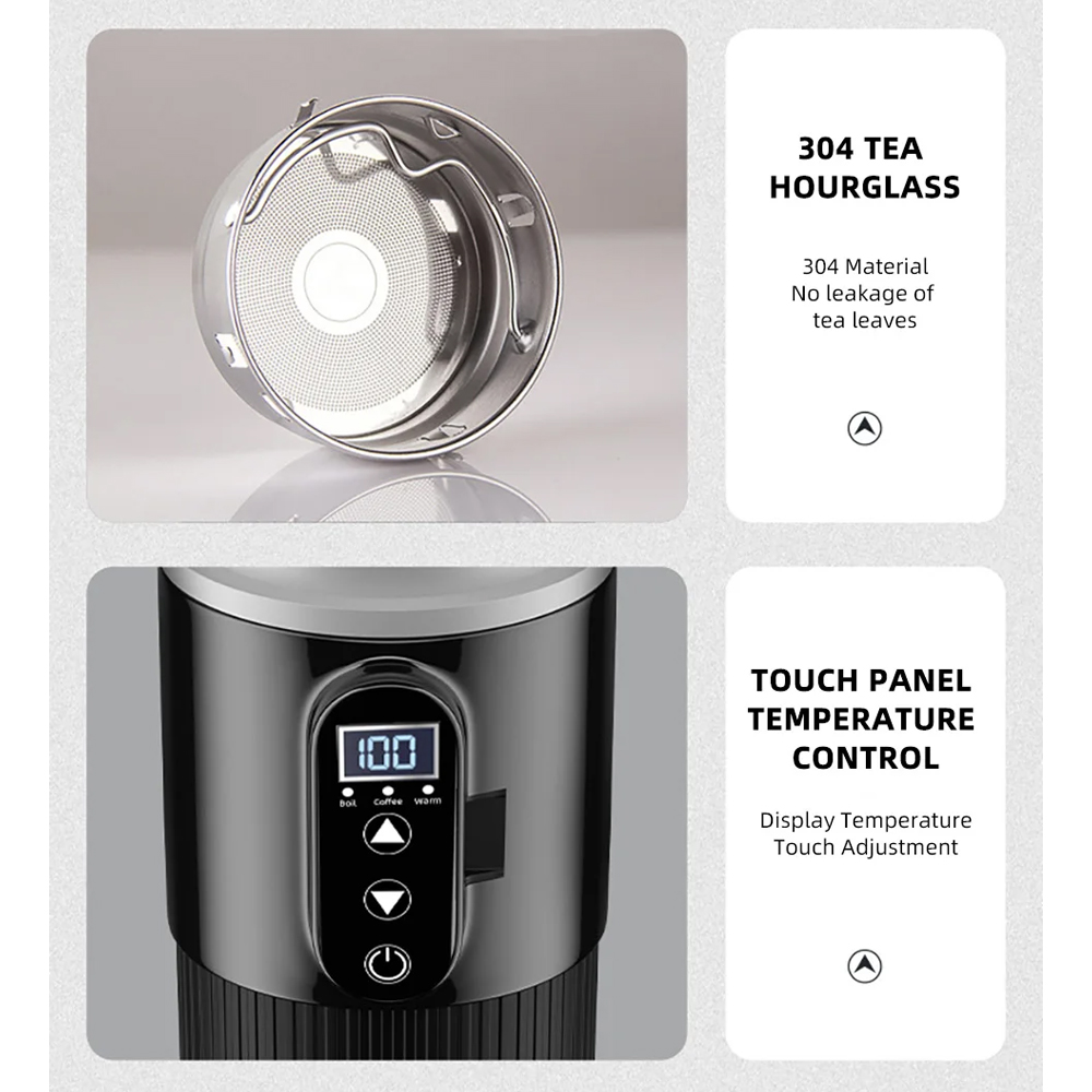 JAISUNG Botol Minum Termos Elektrik Adjustable Car Plug 100W 500ml - JS-50 Gambar produk JAISUNG Botol Minum Termos Elektrik Adjustable Car Plug 100W 500ml - JS-50