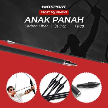 TaffSPORT Anak Panah Carbon Sport Equipment Spine 500 31 Inch 1 PCS