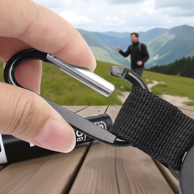 JIGONG Gantungan Kunci Retractable Carabiner Keychain Steel Wire Rope - JIG-012S Gambar produk JIGONG Gantungan Kunci Retractable Carabiner Keychain Steel Wire Rope - JIG-012S