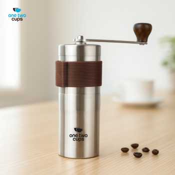 One Two Cups Alat Penggiling Kopi Manual Coffee Grinder Adjustable - ZX-A65