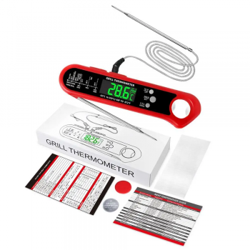 Gambar produk KKMOON Termometer Makanan Digital Daging Kopi Susu Dual Probe - B97A