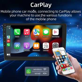 Gambar produk BQCC Head Unit Tape Mobil 2DIN Bluetooth WiFi Android 13 10 Inch - 9101-F