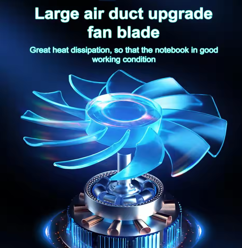 REMAX Cooling Pad Laptop Gaming Kipas Pendingin 8 Fans 17.3Inch - RM102 Gambar produk REMAX Cooling Pad Laptop Gaming Kipas Pendingin 8 Fans 17.3Inch - RM102