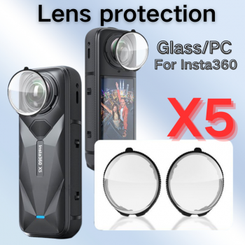 Gambar produk YAZE Pelindung Lensa Protective Lens High Transparency for Insta360 X5 - I3X5L