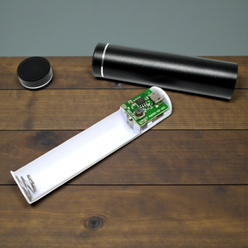 Gambar produk BruceBing Power Bank DIY Case USB Port 1 PCS 18650 Flat Top - M3