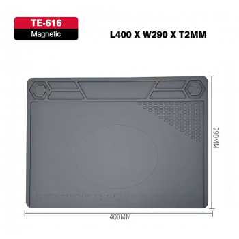 Gambar produk Vludiss Alas Matras Solder Heat Insulation Mat Magnetic 400x290mm - TE-616
