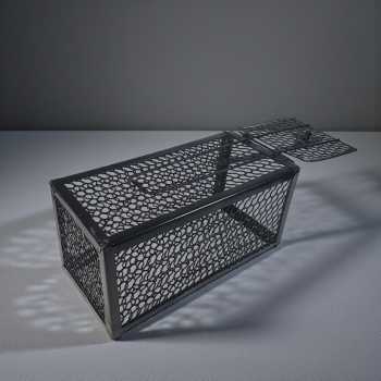 Gambar produk BAIT Jebakan Tikus Kandang Besi Automatic Mousetrap 23x11.5x11.5cm - B-23