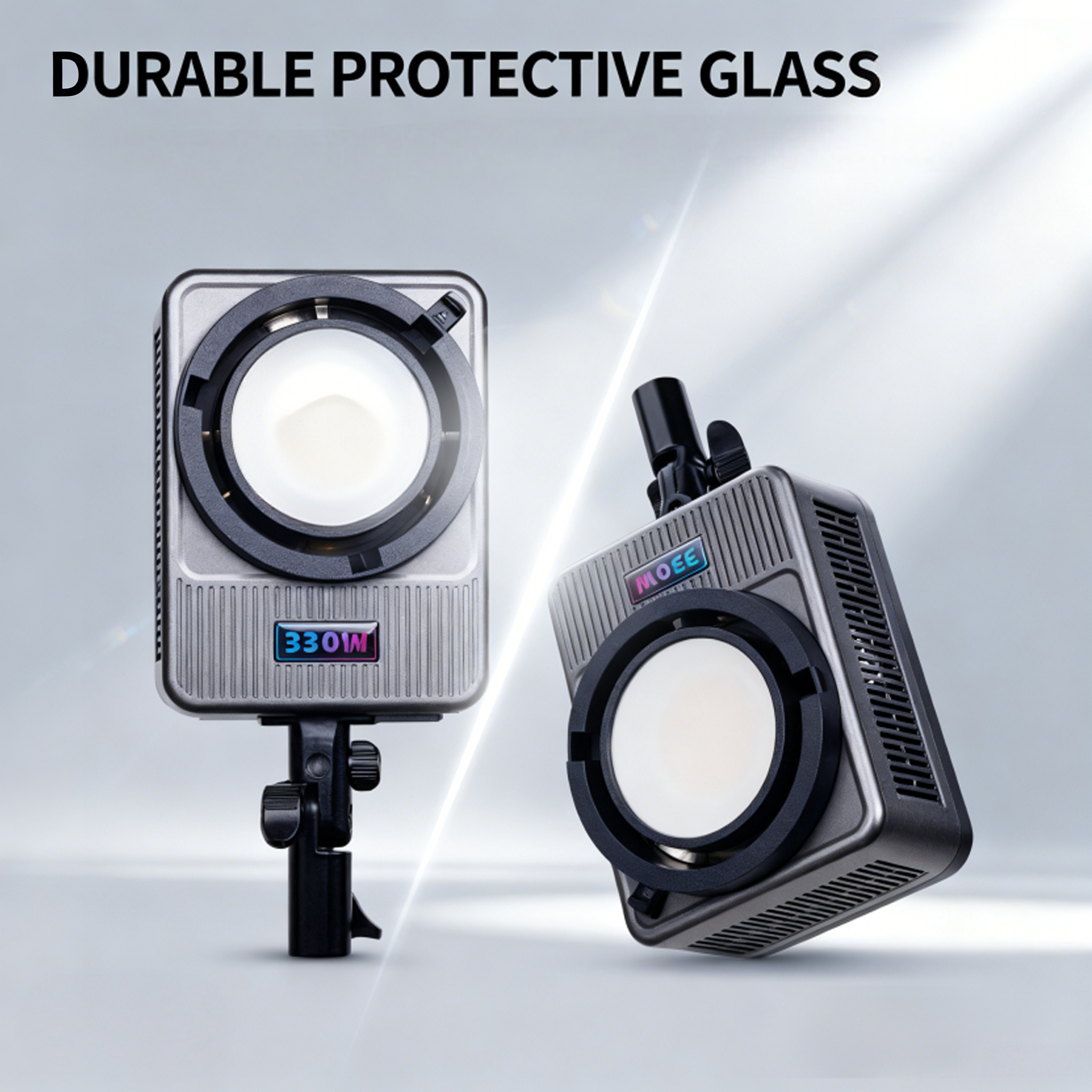 Gambar produk LIYADI Lampu Studio Fotografi COB LED RGBW 24 Mode TFT Display 330W - G330C