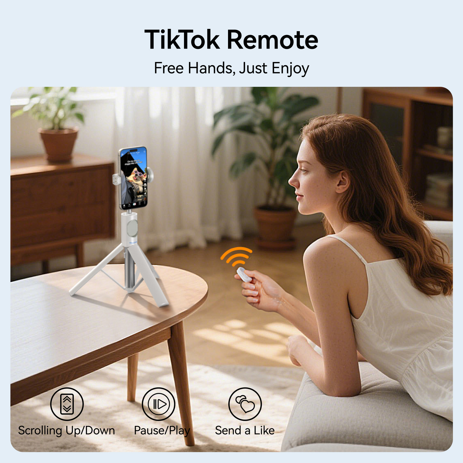 TELESIN Tripod HP Tongsis Monopod Bluetooth Remote Adjustable 1.3M - P1-TSS-001 Gambar produk TELESIN Tripod HP Tongsis Monopod Bluetooth Remote Adjustable 1.3M - P1-TSS-001