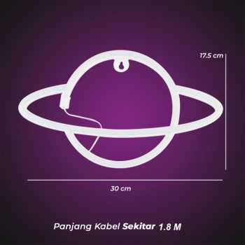 Gambar produk KEY-WIN Lampu Hias LED Neon Flex Battery and USB Power 1W Planet - M04