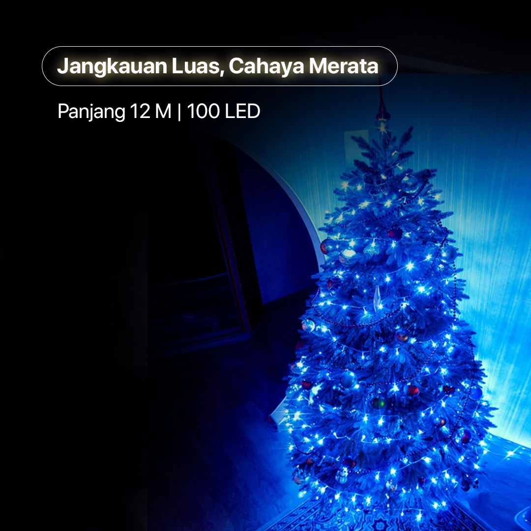 ZONNY Lampu Hias Tumblr String Lights Solar Waterproof 100 LED 12M - Z12 Gambar produk ZONNY Lampu Hias Tumblr String Lights Solar Waterproof 100 LED 12M - Z12