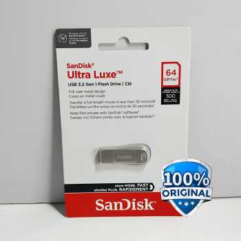 Gambar produk SanDisk Ultra Luxe Flashdisk USB 3.2 Gen 1 64GB - SDCZ74