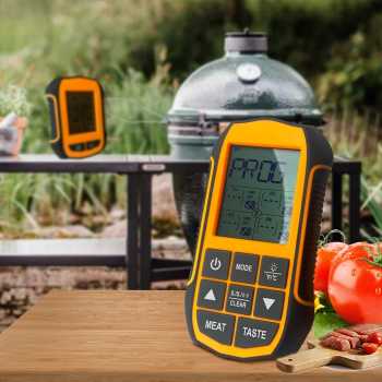 Gambar produk VIANEY Termometer Makanan Daging Digital Wireless 4 Probe with Timer - KT210