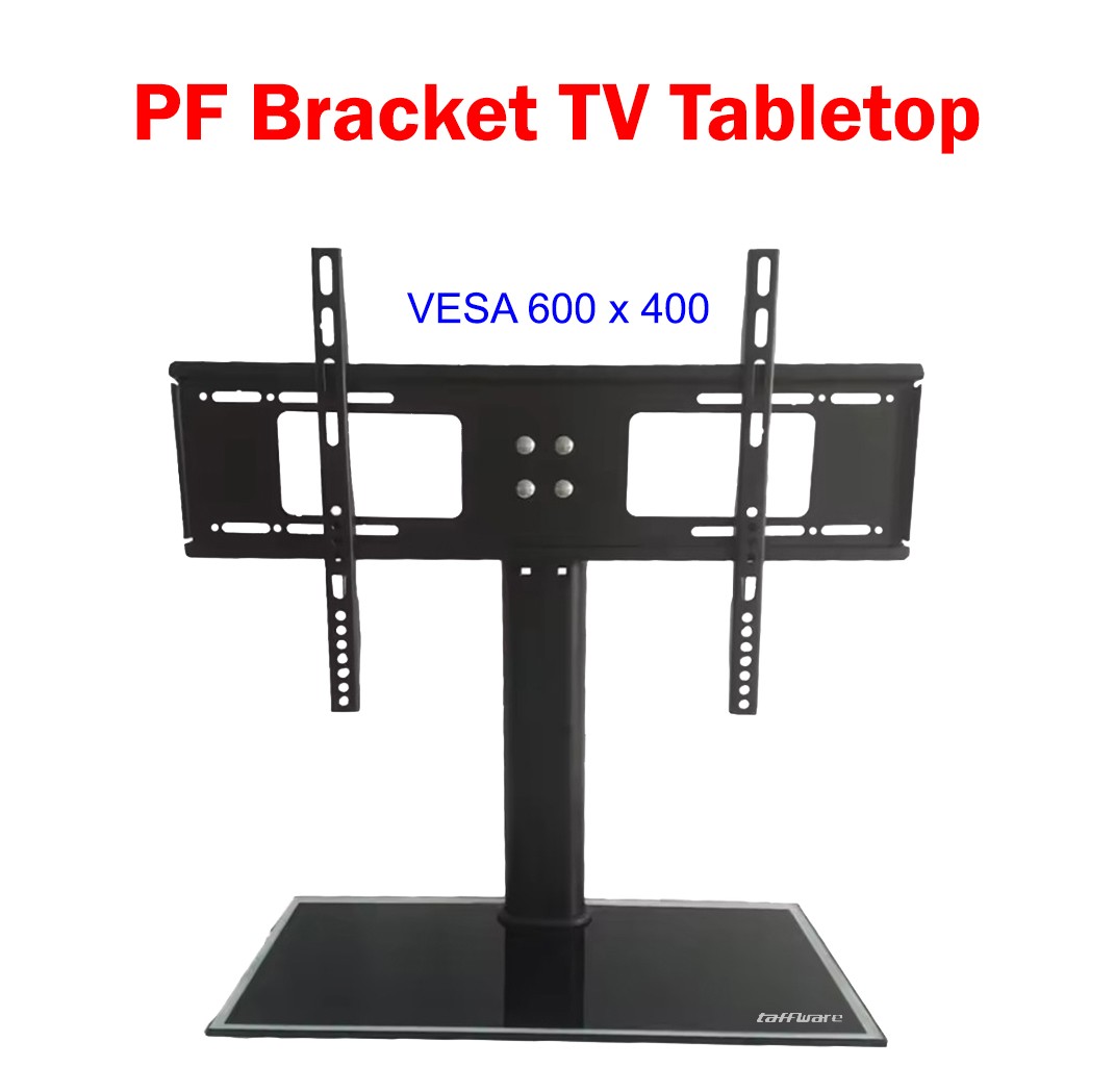 Gambar produk Taffware Bracket TV Tabletop Adjustable VESA 600x400 for 32-55 Inch TV - KM-606
