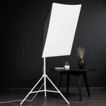 Gambar produk TaffSTUDIO Payung Lighting Softbox Reflektor 50x50cm E27 Single Socket - LD-TZ206