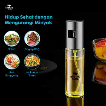 Gambar produk One Two Cups Botol Minyak Spray Olive Oil BBQ Food 100ml - HEA-1075