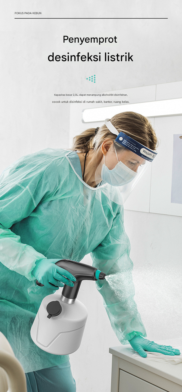 Gambar produk YiSHENG Alat Semprot Tanaman Sprayer Elektrik Portabel Rechargeable 2L - Y2KL