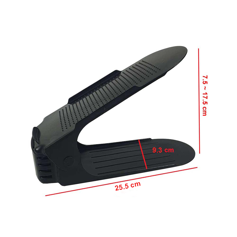 Gambar produk Nicoone Rak Penyimpanan Sepatu Susun Adjustable Shoes Organizer 12 PCS - NC126