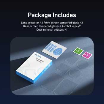 Gambar produk TELESIN Tempered Glass Protective Film DJI Osmo Action 6 Two Set - S6-FLM-26